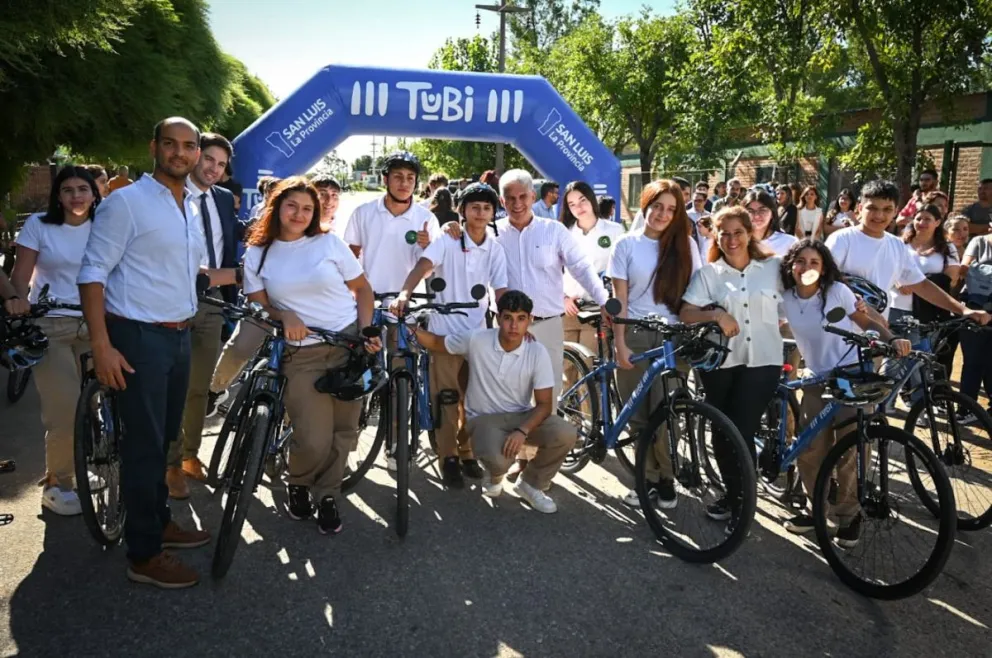 El Plan TuBi 2025 llegó a Fraga con las primeras bicicletas para estudiantes
