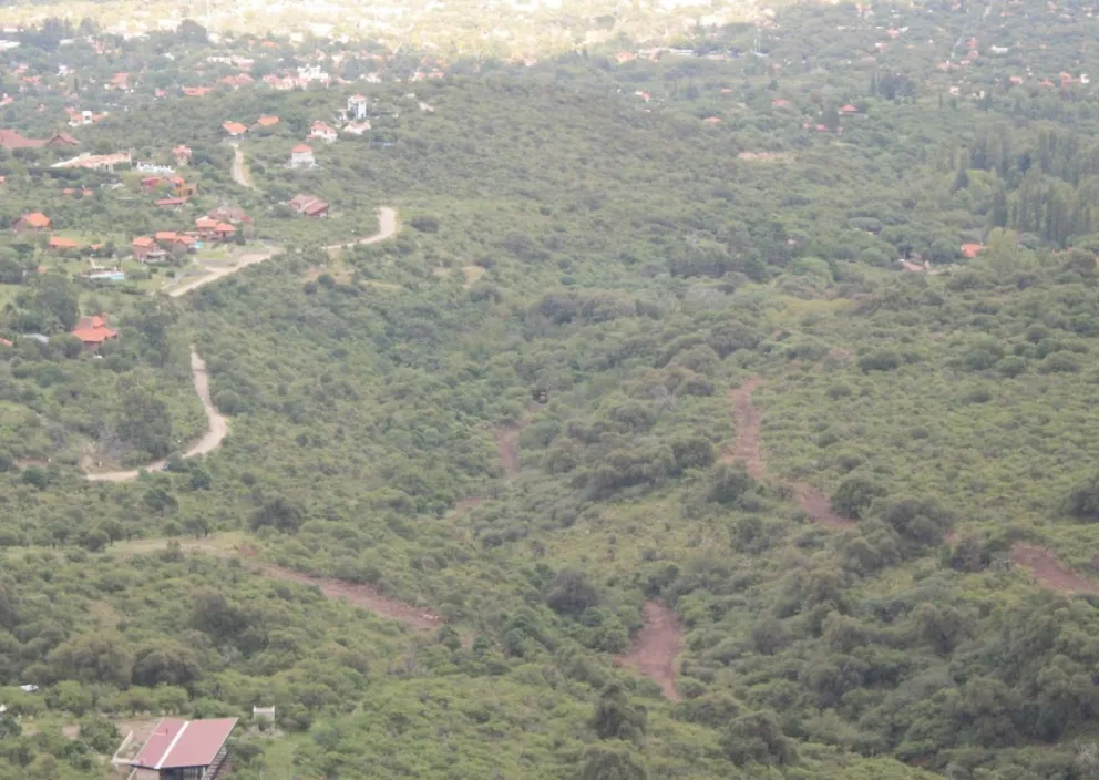 La zona del desmonte entre Los Nogales y el Chumamaya.