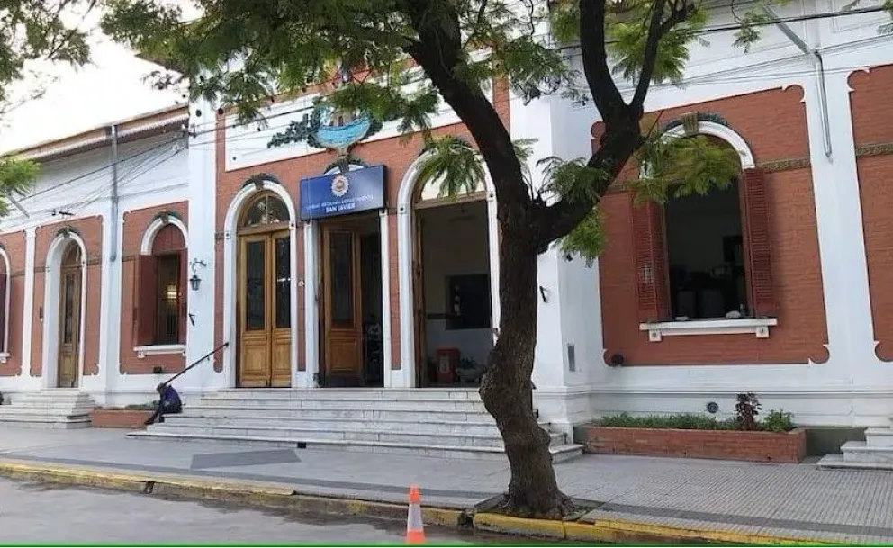 Comisaria de Villa Dolores donde fue trasladado el demorado.