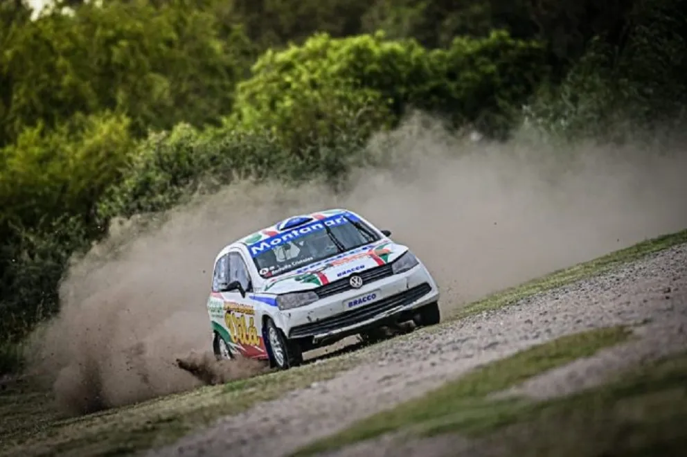 Gran victoria de Bracco- Díaz en Villa Mercedes. (Foto: Marcelo Lacerda/Rally País) 
