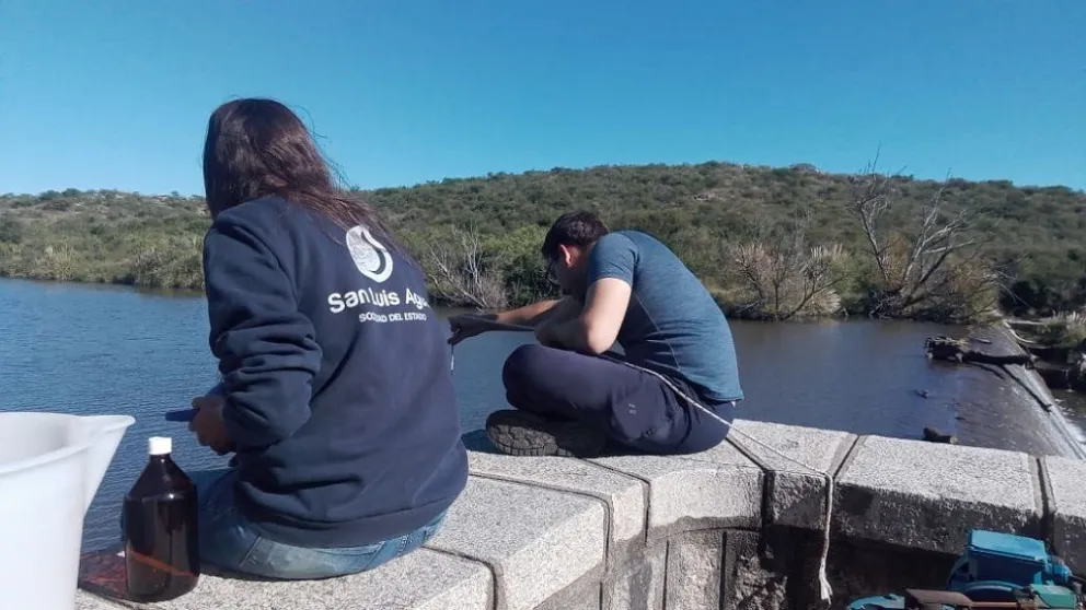 San Luis Agua continúa con el monitoreo de las aguas en la provincia.