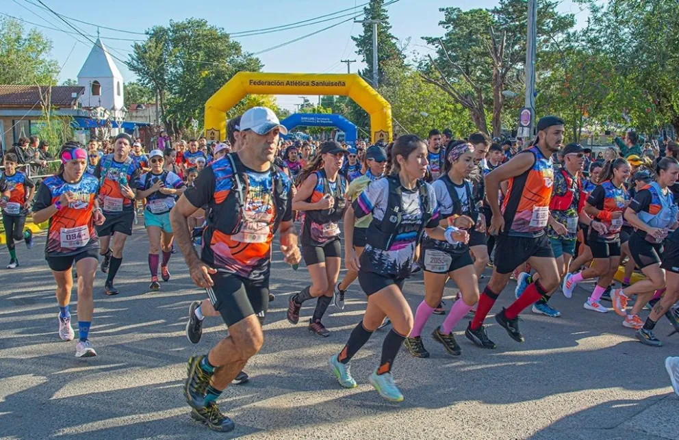Gran cantidad de atletas hubo en la primera edición del Carpintería Trail. (Foto: Daniel Nuñez)