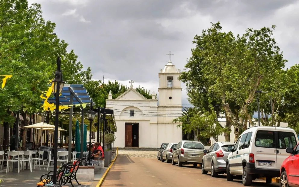 La capilla histórica de Merlo.
