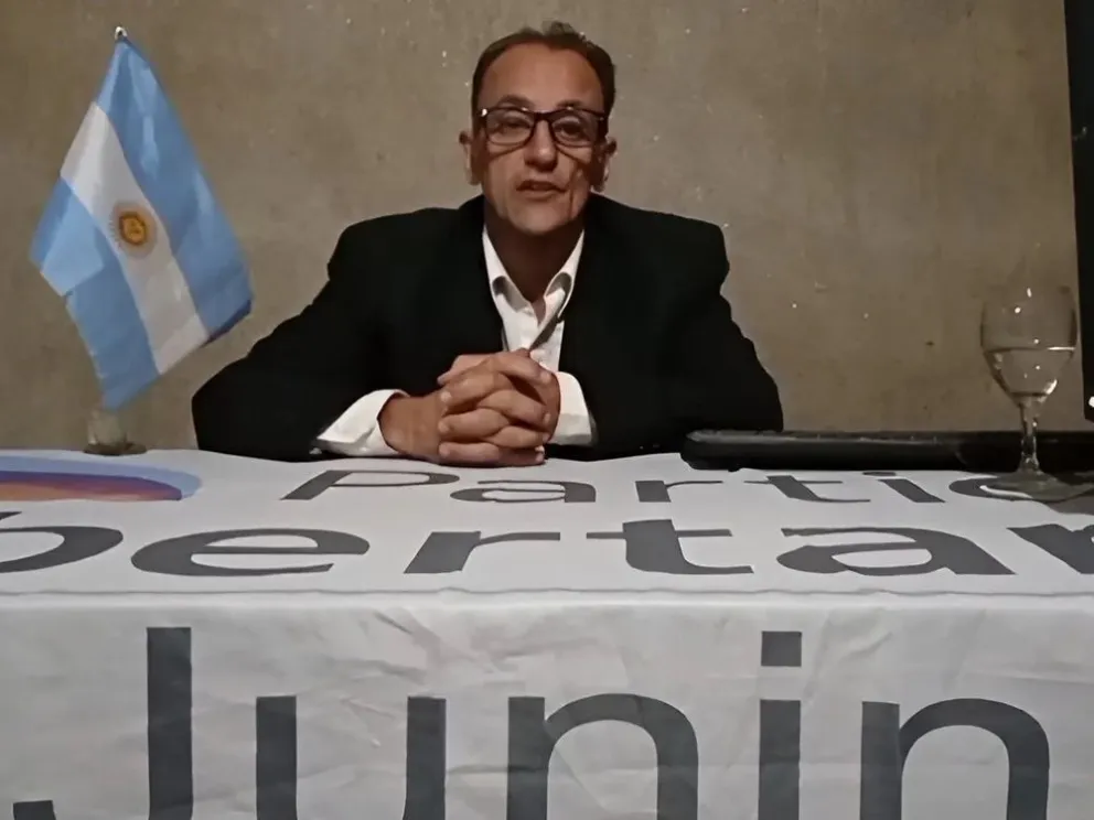 Diego Balsano, candidato a diputado provincial por el departamento Junín.