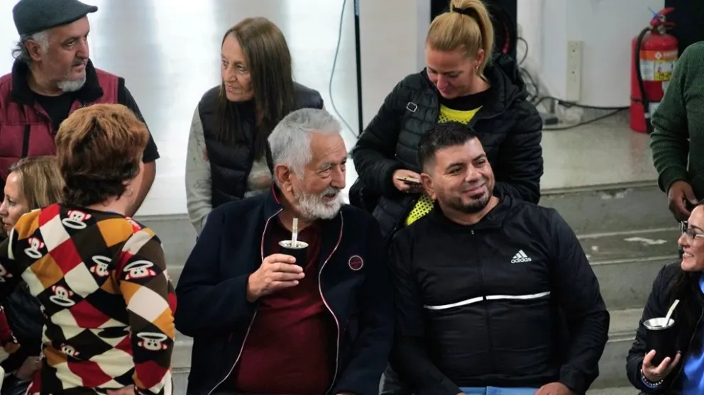 En el encuentro del PJ puntano, Alberto Rodríguez Saa alentó a trabajar a la militancia para que San Luis vuelva a brillar. (Foto: Marina Balbo)