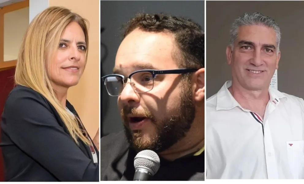 Mancilla, Mini y Pollo, diputados electos. 
