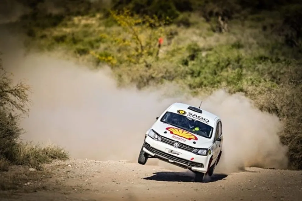 “Espy” González – Matías Ramos, ganaron la tercera fecha y estiran la ventaja en el campeonato. (Foto: Marcelo Lacerda//Rally País)