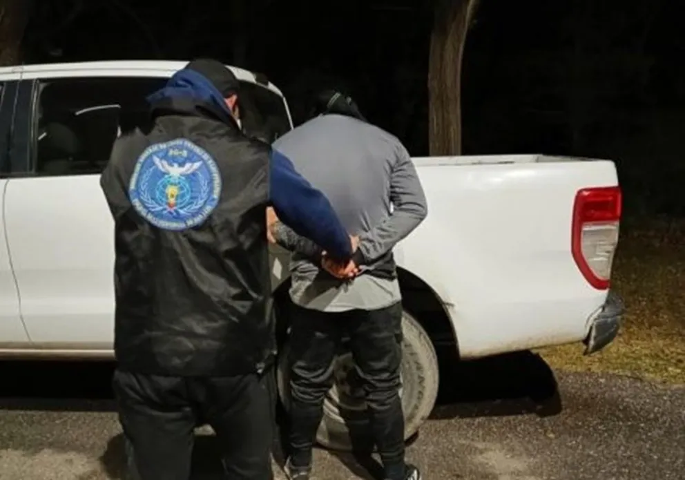 Secuestran droga valuada en $562 mil durante un operativo de la División Lucha contra el Narcotráfico en Concarán. (Foto; Policía de San Luis)