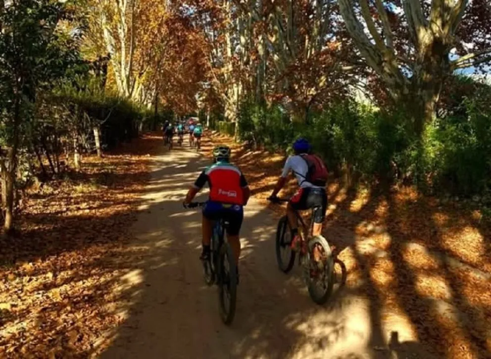 En el marco del Mes del Cicloturismo se desarrolló una atractiva jornada que conectó las localidades de Nono, Las Rabonas y Las Calles. (Foto: Córdoba Interior Informa)