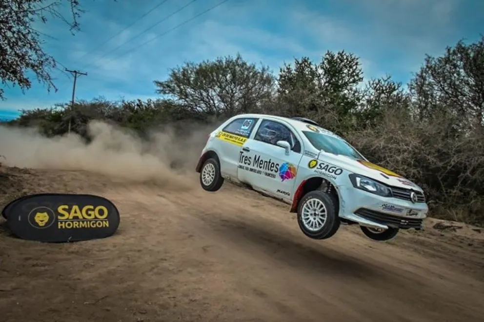 Victoria de Cristian González – Matías Ramos en Villa Larca. (Foto: Marcelo Lacerda//Rally País)