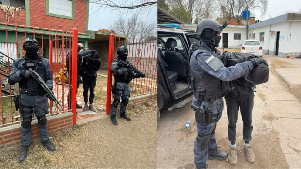 Cayó una banda narco en Traslasierra. (Prensa FPA)