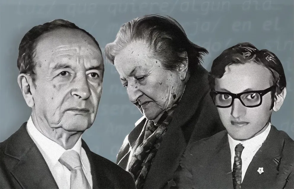 Polo Godoy Rojo, su esposa Dora Ponce y su hijo muerto en la Dictadura, Mario Alberto Godoy.