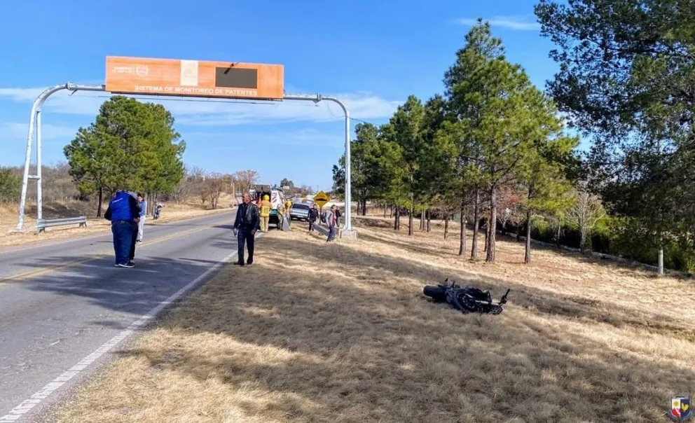 Un motociclista fallecido en Ruta 1. 