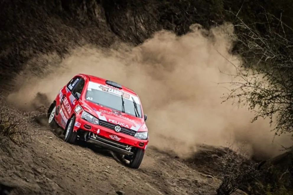 Federico Bassi ganó la primera etapa del Rally de San Francisco. (Foto: Marcelo Lacerda-Rally País)