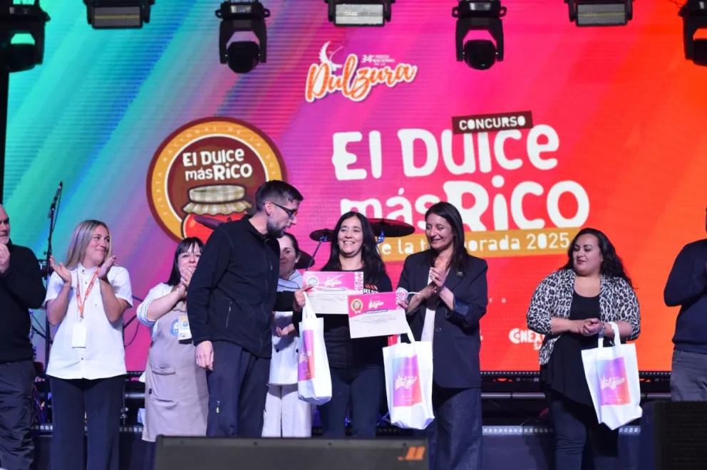 Premiación en la Fiesta Nacional de la Dulzura 2025. 