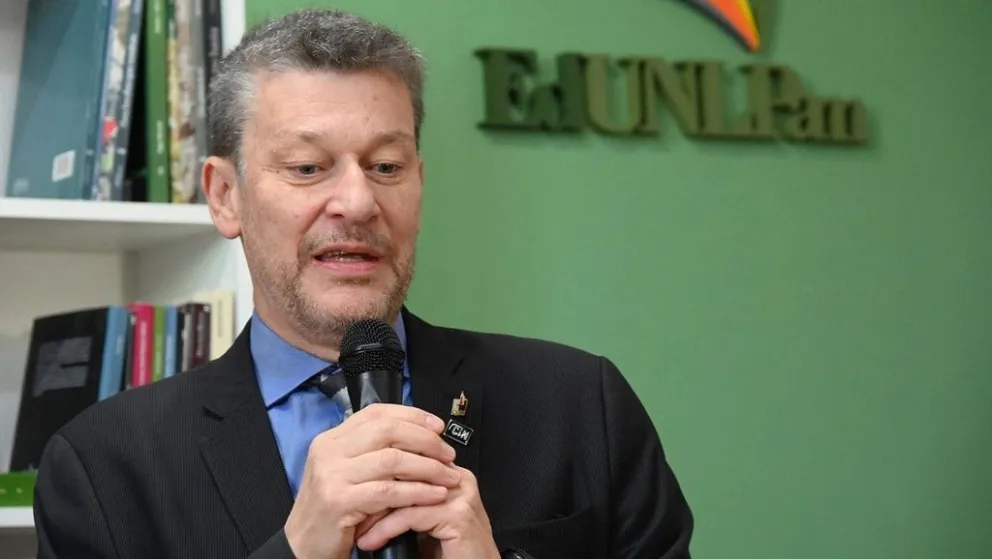 Rector de la Universidad Nacional de La Pampa y presidente del Consejo Interuniversitario Nacional (CIN), Oscar Alpa. 