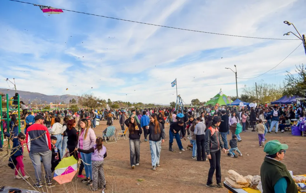 Barriletes y comunidad: Merlo vivió otra jornada de encuentro.
