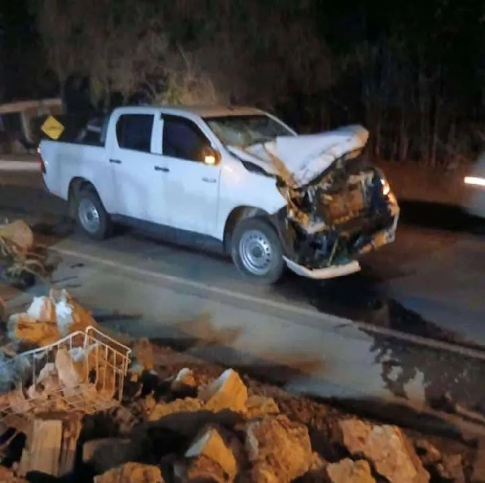 El accidente ocurrió en Ruta 14, a la altura de Quebracho Ladeado, paraje que pertenece a la jurisdicción de La Paz, Traslasierra. (Foto: La Otra Mirada)