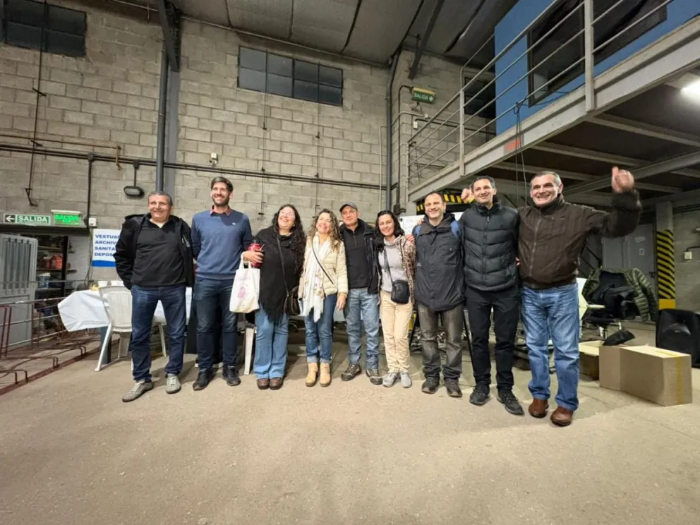 Los consejeros electos, todos del sector que lidera Gurruchaga. 