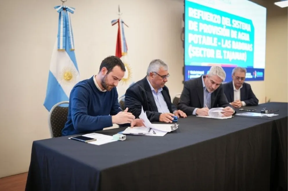 El Gobierno de Córdoba realizará la obra de refuerzo del sistema de provisión de agua potable en Las Rabonas. (Foto: Prensa Gobierno de Córdoba)