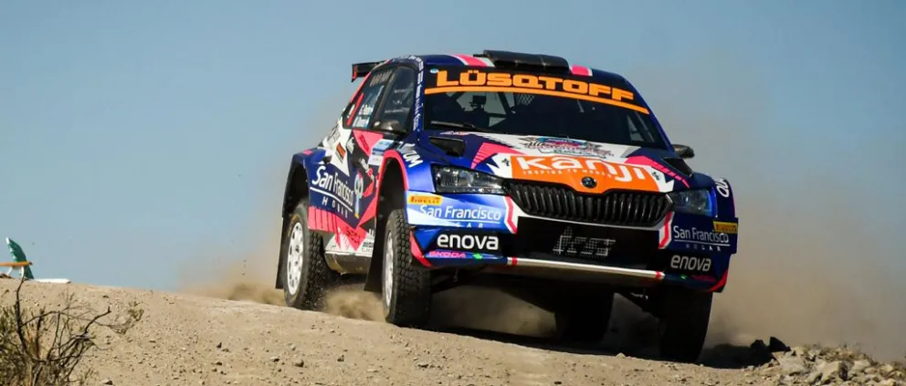 Gastón Pasten se quedó con el triunfo de la sétima fecha del Rally Argentino en San Luis. (Foto: Rally Argentino)