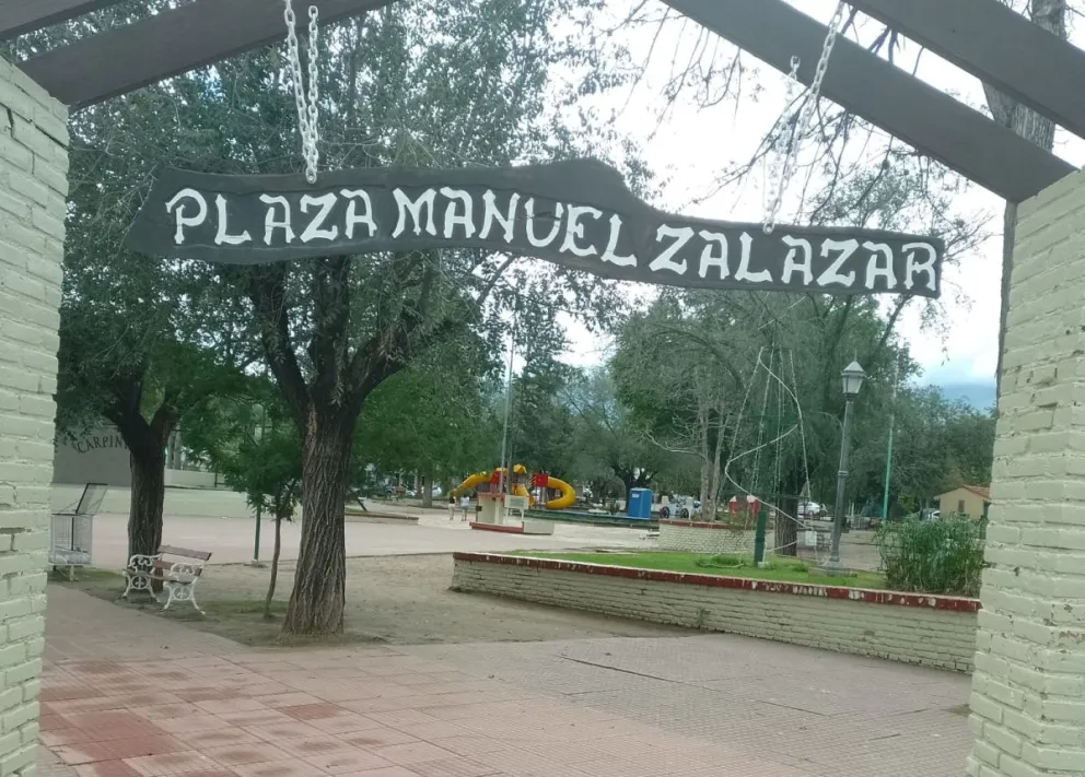 Plaza Manuel Zalazar, donde se hará el domingo la Fiesta de la Primavera en Carpintería. 