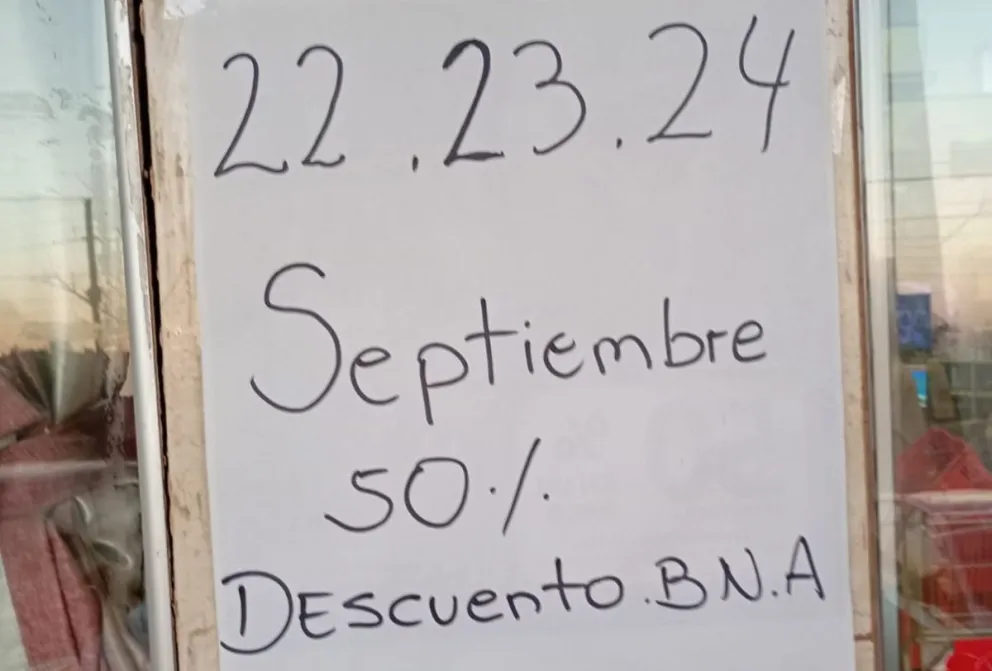 Nueva promoción para compras de alimentos.