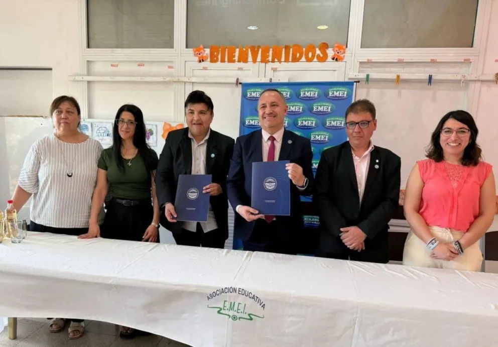 Importante acuerdo educativo entre la EMEI y la UNViMe. 