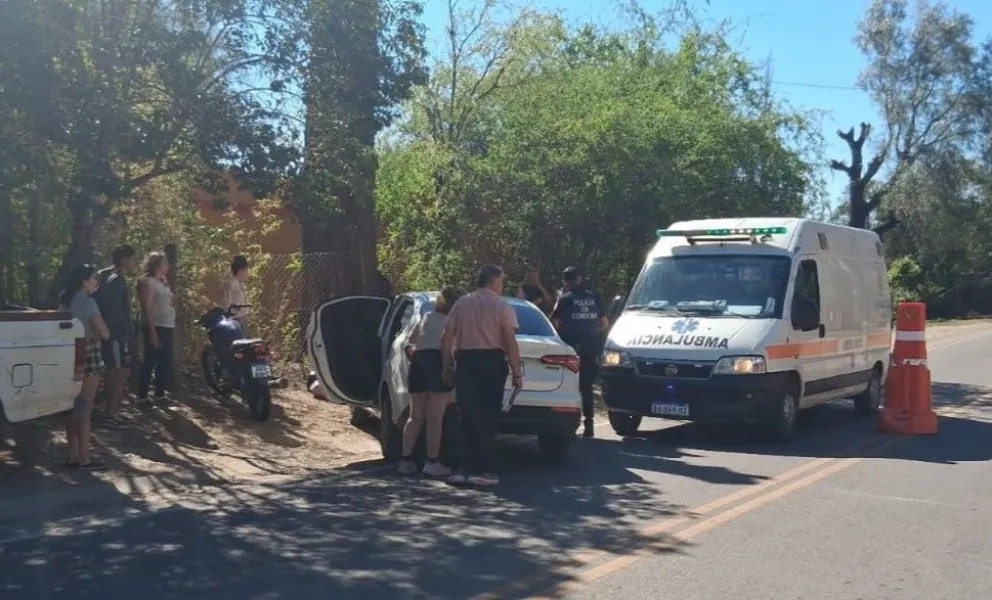 Choque en Ruta 14, cerca de Cruz de Caña: dos heridos. 
