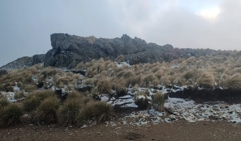 El filo serrano en la mañana de este sábado. Foto El Vasco.