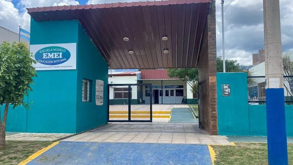 Sede de la escuela EMEI en Villa de Merlo.