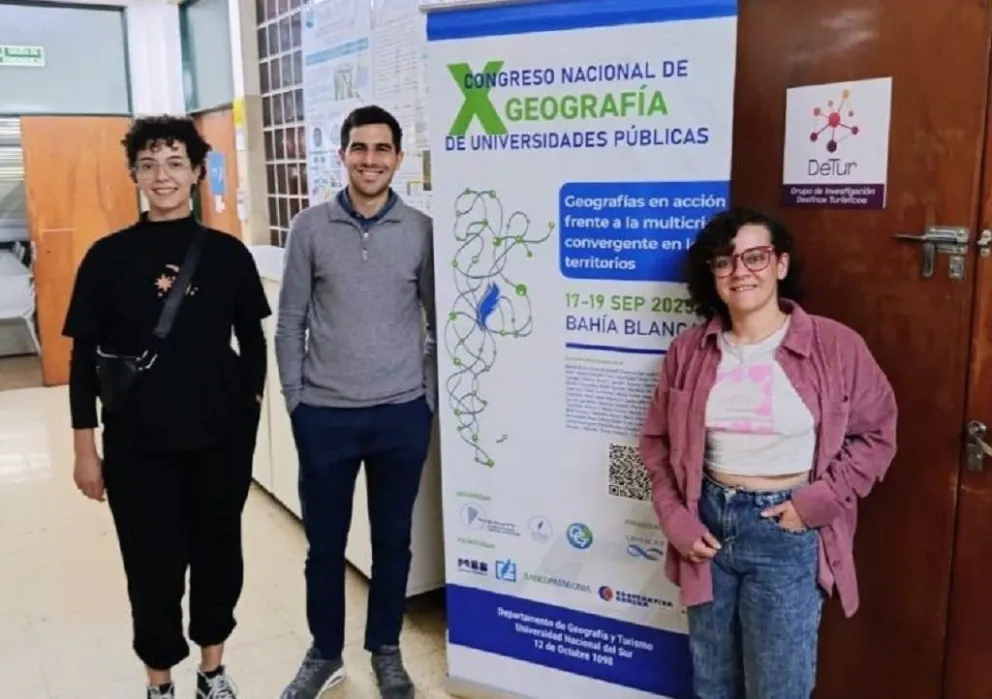 La UNLC presentó un proyecto sobre riesgos ambientales en el Congreso Nacional de Geografía. 