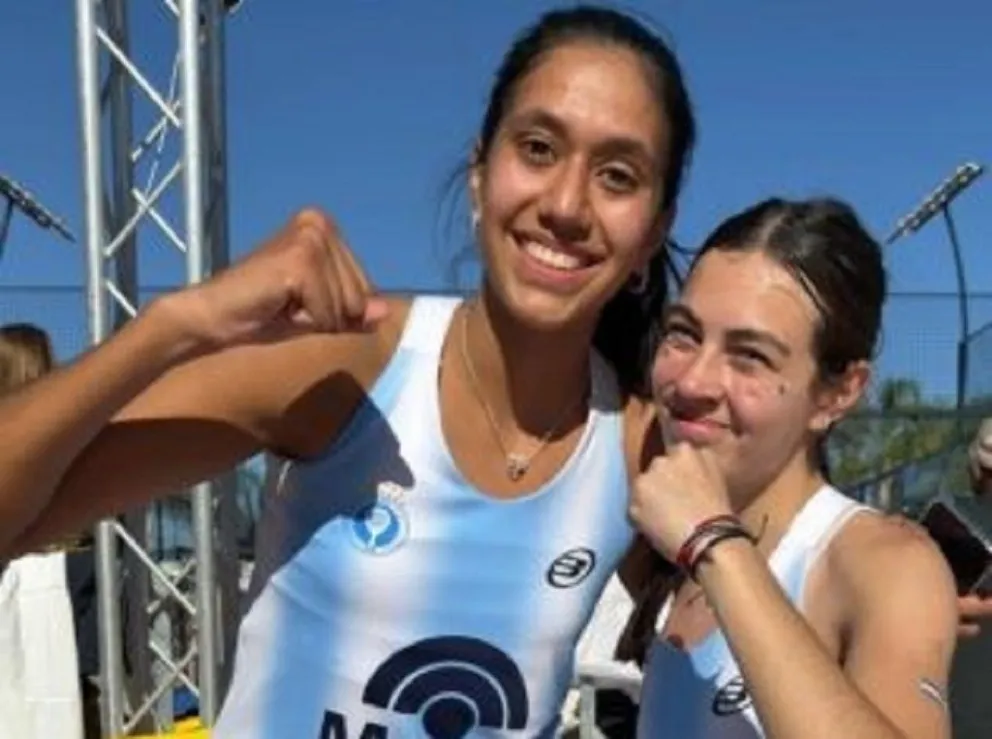 Zoe Benítez, protagonista del gran presente argentino en el Mundial Junior de Pádel. (Foto: DSL)