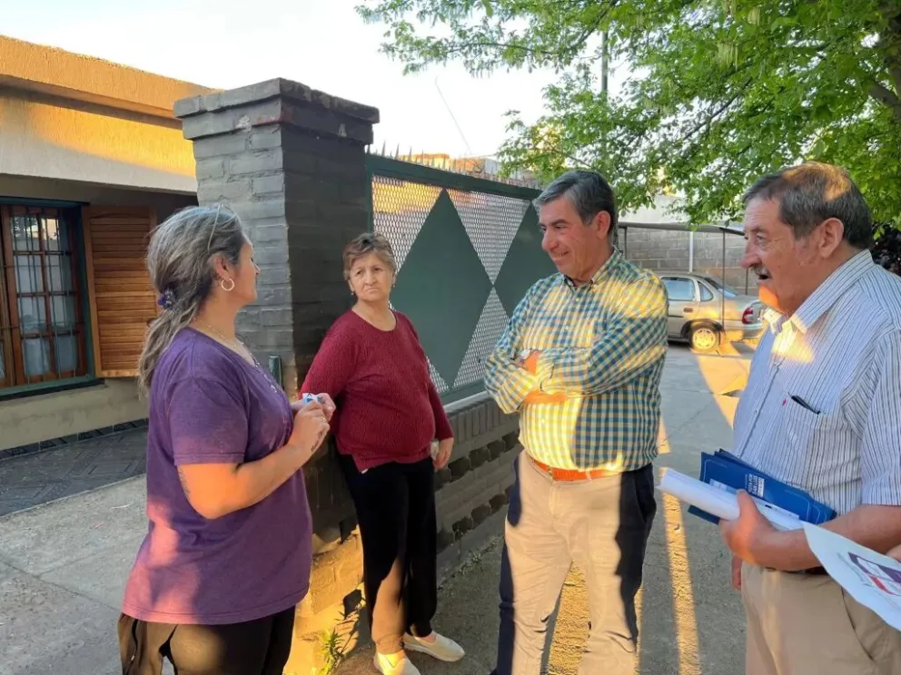 Gato Fernández, de recorrida por la provincia de San Luis.