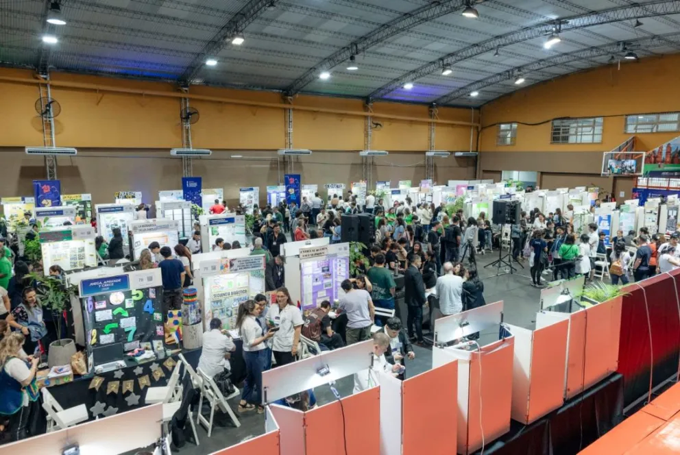 La Feria Nacional de Ciencias, Educación, Artes y Tecnología, se hizo en Misiones. Foto El doce TV