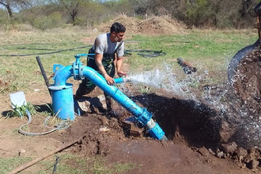Los trabajos estuvieron a cargo de personal de San Luis Agua.