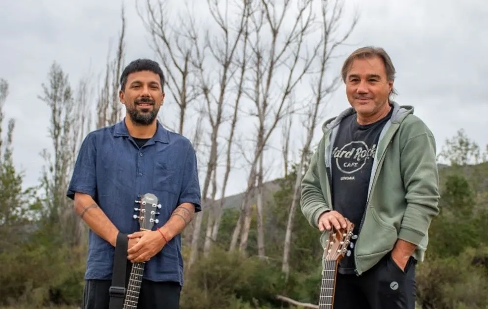 Dúo Norte actuará el viernes en Merlo. 