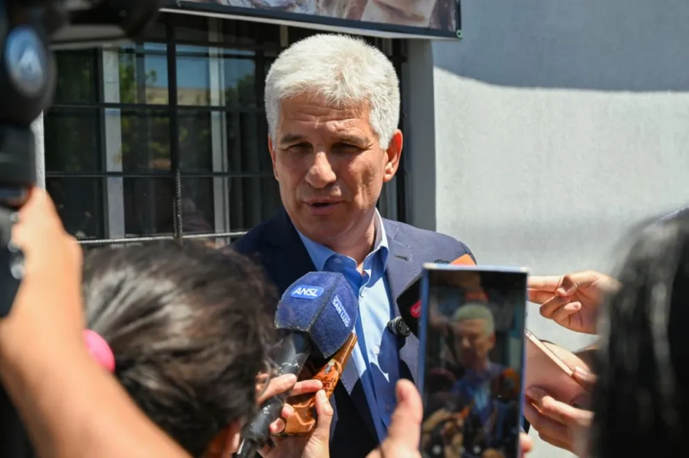 Poggi salió este lunes a apoyar a los candidatos de La Libertad Avanza.