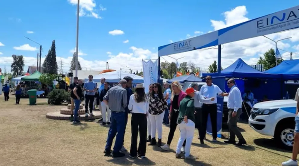 En un predio de tres hectáreas la muestra reunió tecnología agropecuaria, propuestas turísticas, artesanales, artísticas y comerciales en general. (Foto; La Voz)