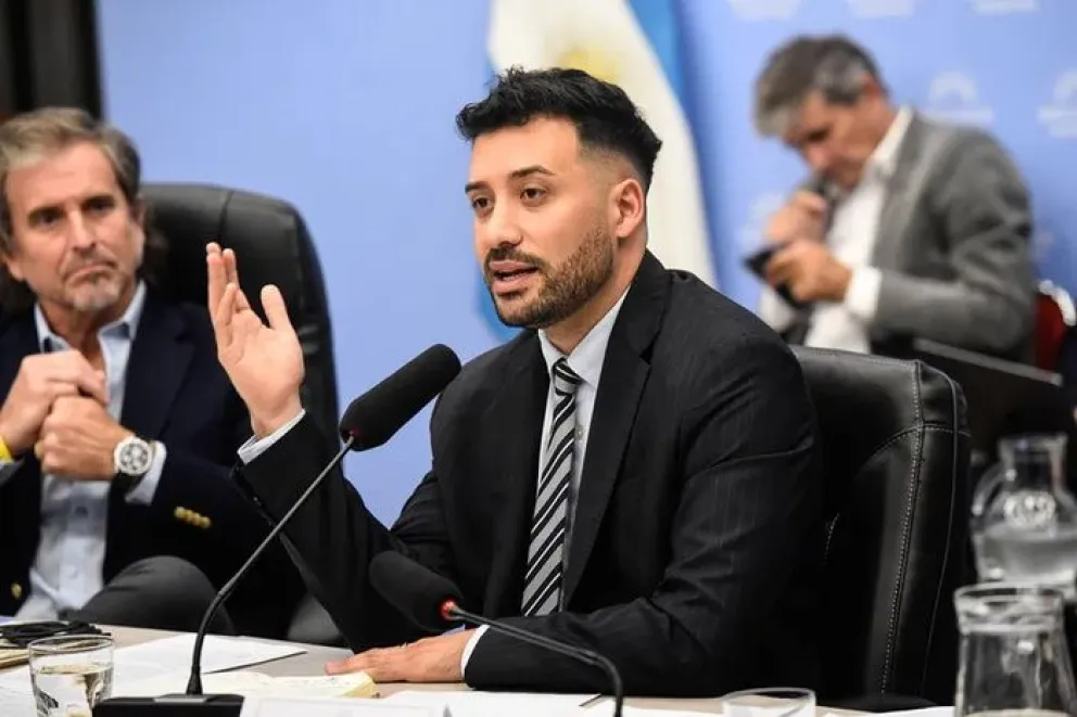 El secretario de Desregulación, Alejandro Cacace, ayer en el Congreso. Imagen: Prensa
