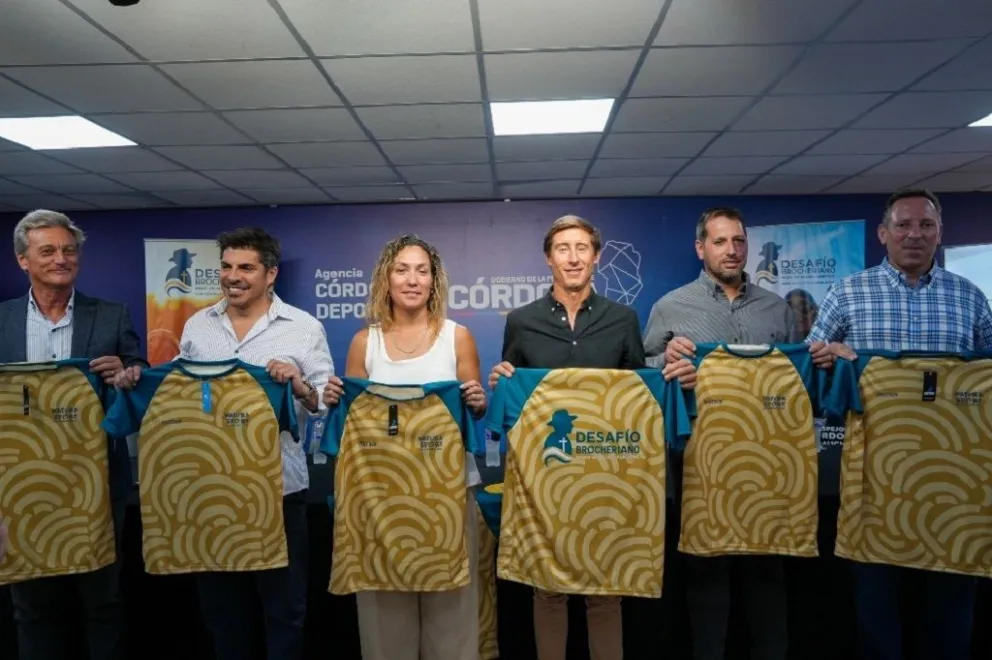 En la Sala de Conferencias del Estadio Mario Alberto Kempes se presentó oficialmente el “Desafío Brocheriano”. (Foto: Prensa Gobierno de Córdoba) 