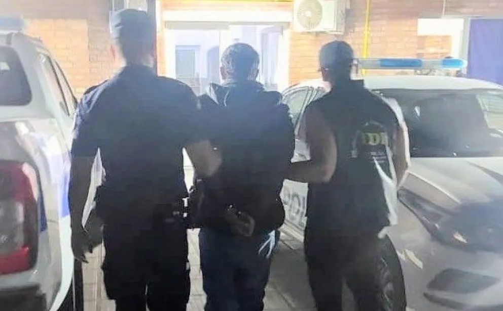 Detenido en Merlo una persona con pedido de captura nacional. Foto Policia de San Luis.