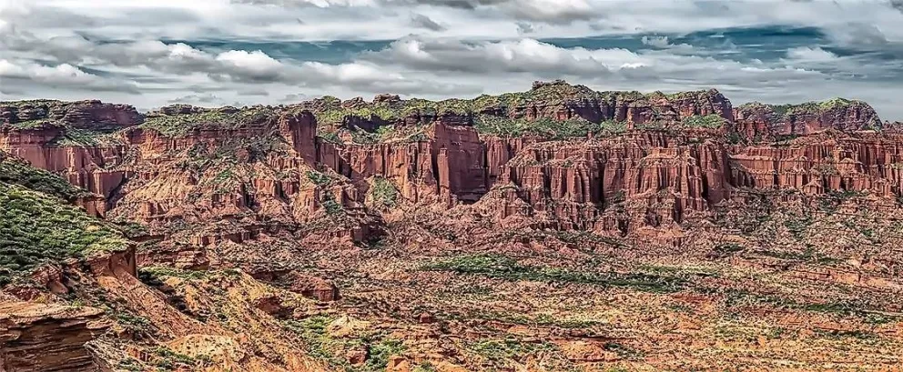 Las sierras forman parte de una antigua cuenca sedimentaria de más de 100 millones de años