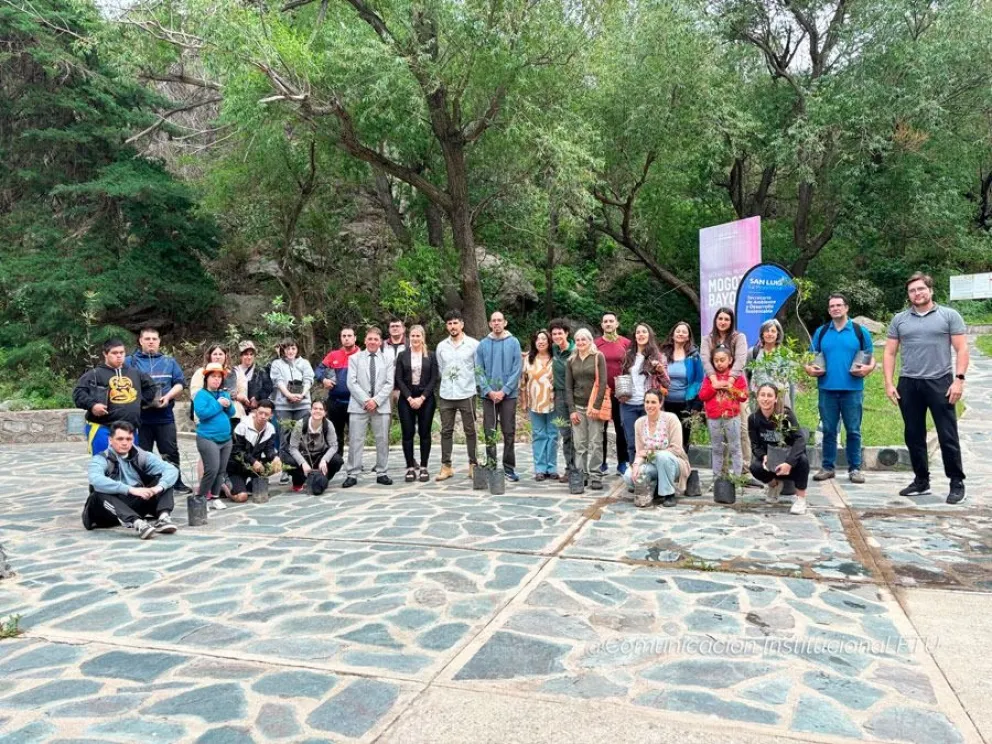 Presencia de la FTU en la jornada de reforestación en Mogote Bayo.