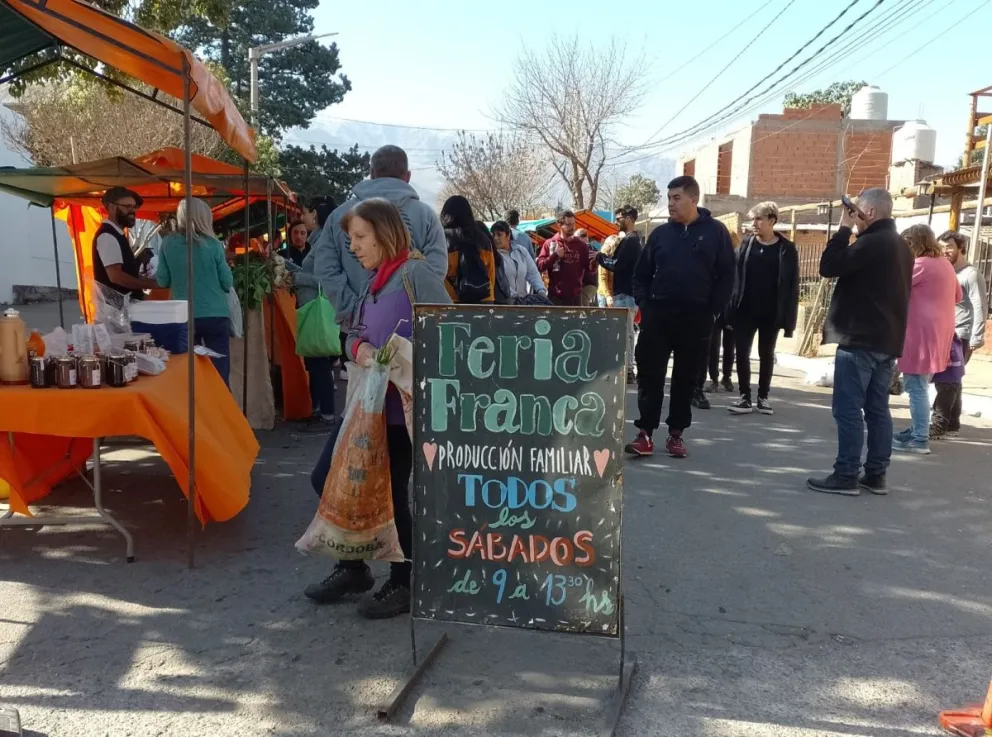 La Feria Franca de Merlo, un actrativo cada sábado.