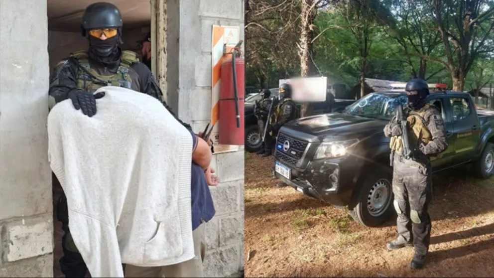 Dos hermanos detenidos en Nono por vender droga en su camping.(Por: Prensa FPA)