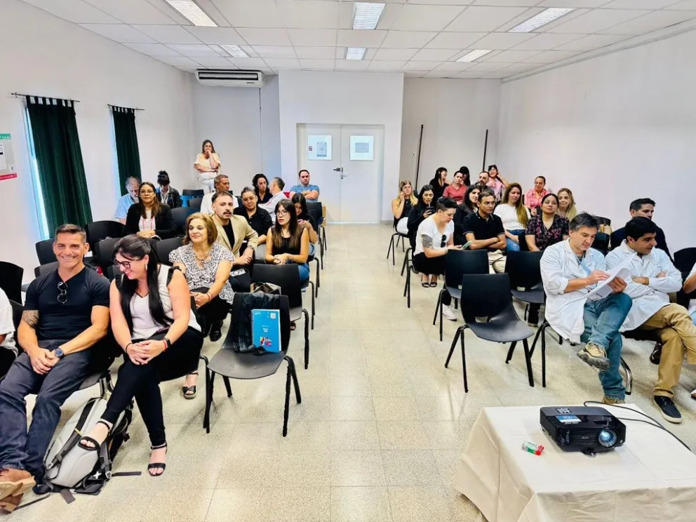 Los asistentes que participaron en la instancia formativa.