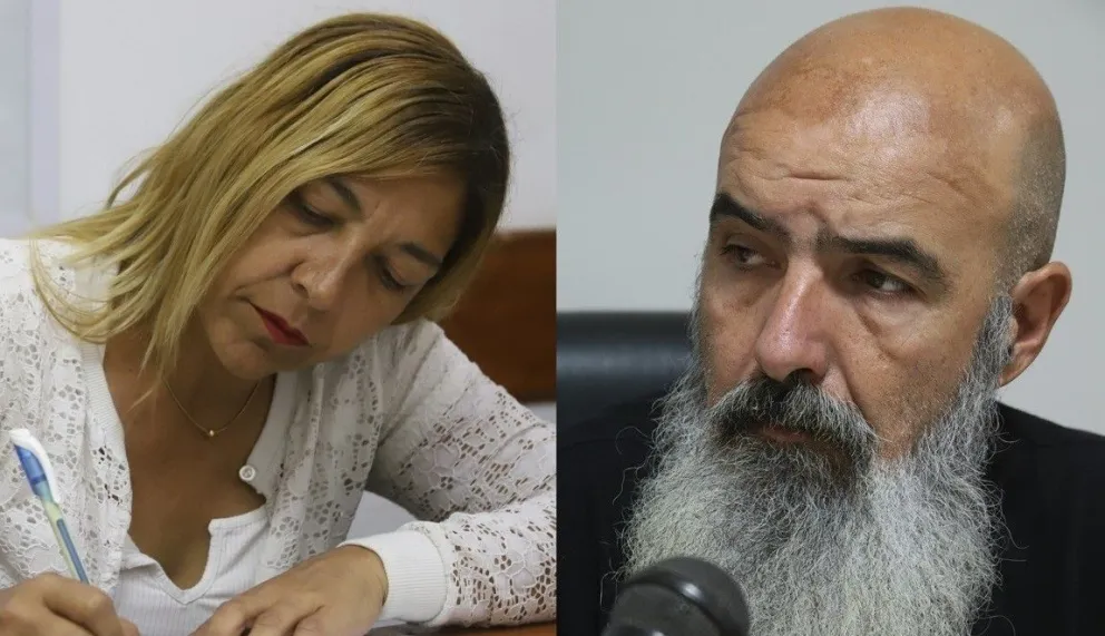 Concejales, Ana Laura Ferrarotti y Daniel Orué.