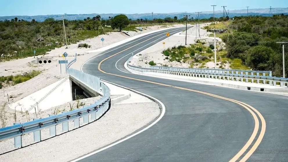 Pavimentaron el primer tramo del Camino de Los Gigantes. (Foto: La Voz)