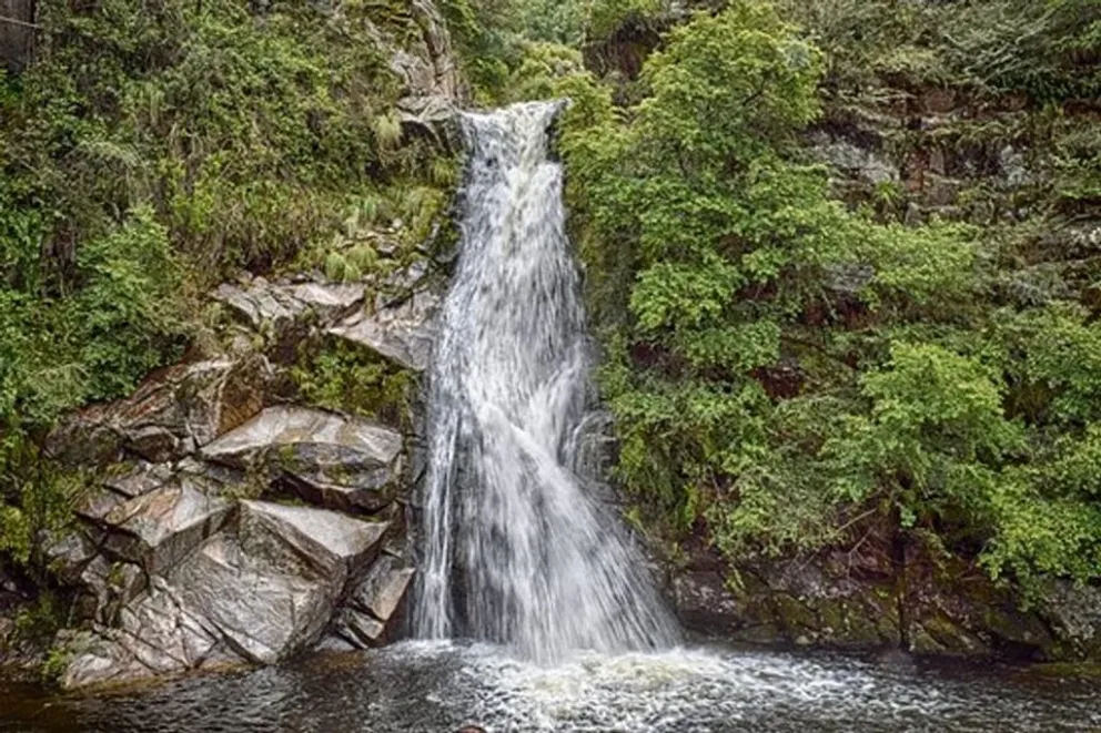 Cascada en La Cumbrecita, Córdoba.